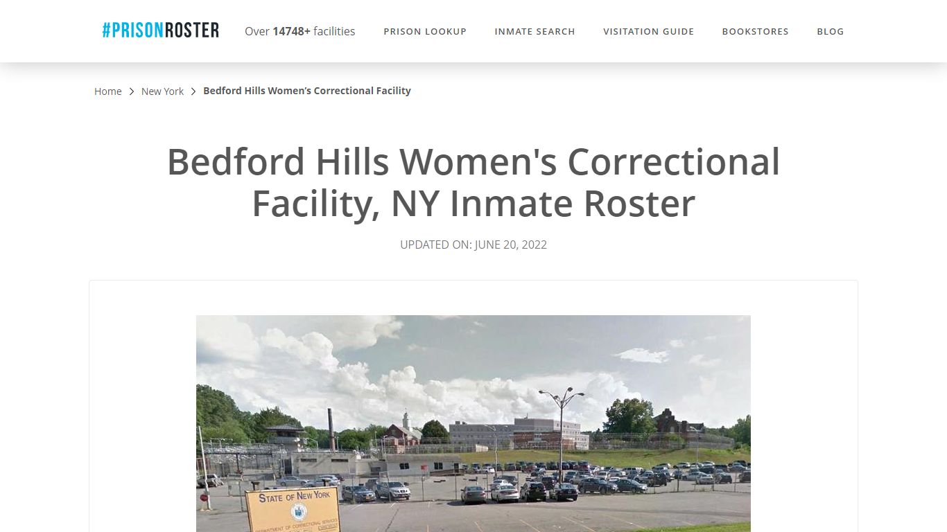 Bedford Hills Women's Correctional Facility, NY Inmate Roster